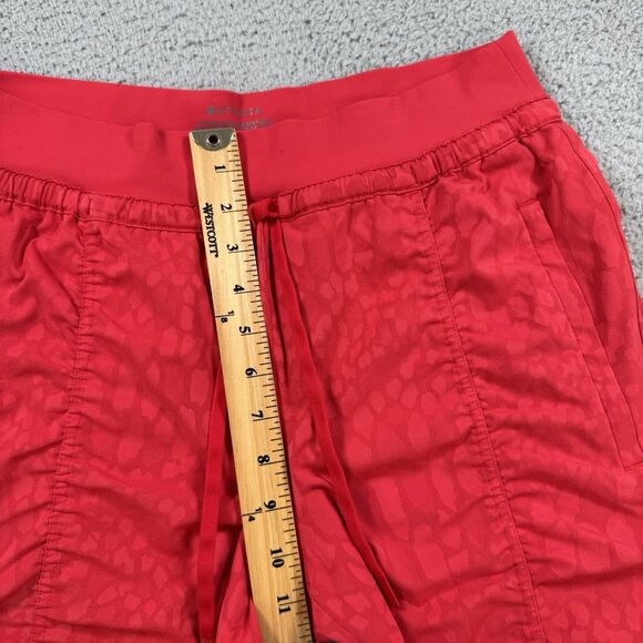 Athleta Pants Womens S Red Altitude Lined Joggers Hiking Pull On Drawstring - Picture 6 of 10